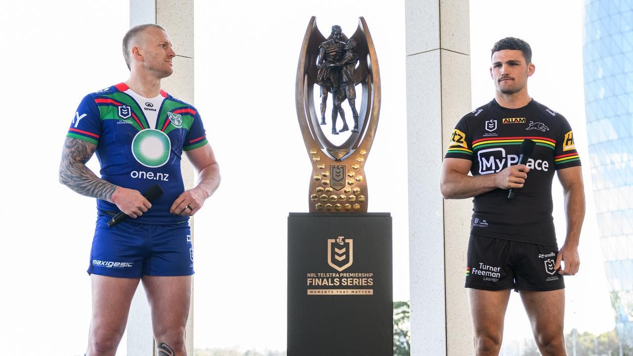 (L-R) Mitch Barnett and Nathan Cleary.