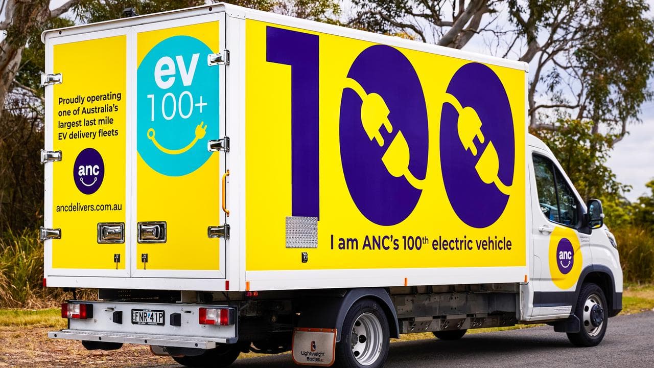 An ANC Delivers electric truck