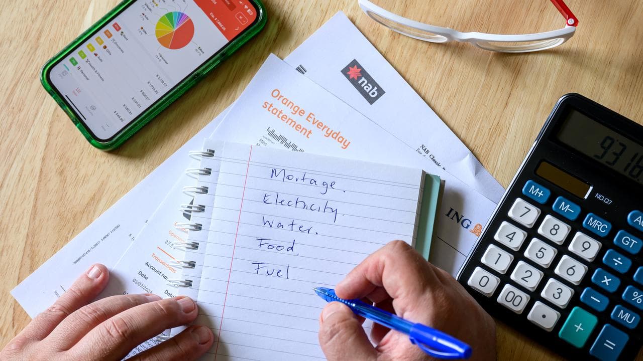 A person doing budgeting (file image)