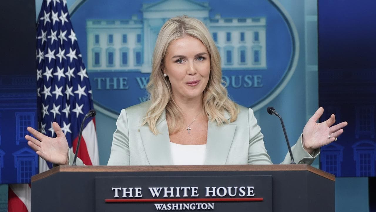 White House press secretary Karoline Leavitt