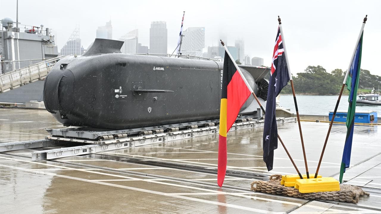 The Ghost Shark at HMAS Kuttabul naval base in Sydney
