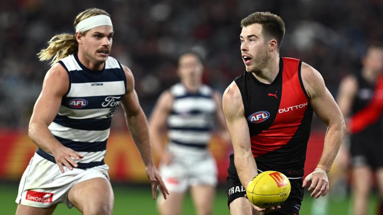 (L-R) Bailey Smith and Zach Merrett.