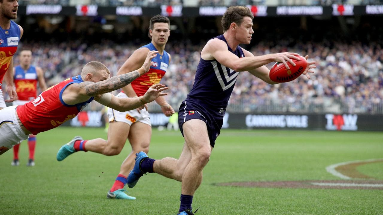 Lachie Neale made a name for himself at the Dockers.