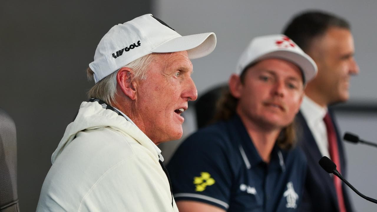 Greg Norman and Cameron Smith.