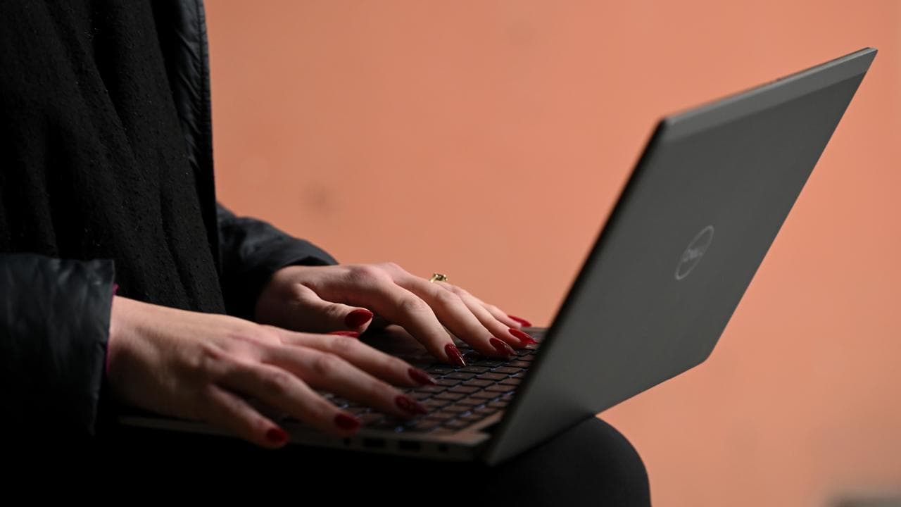 A file photo of a computer user