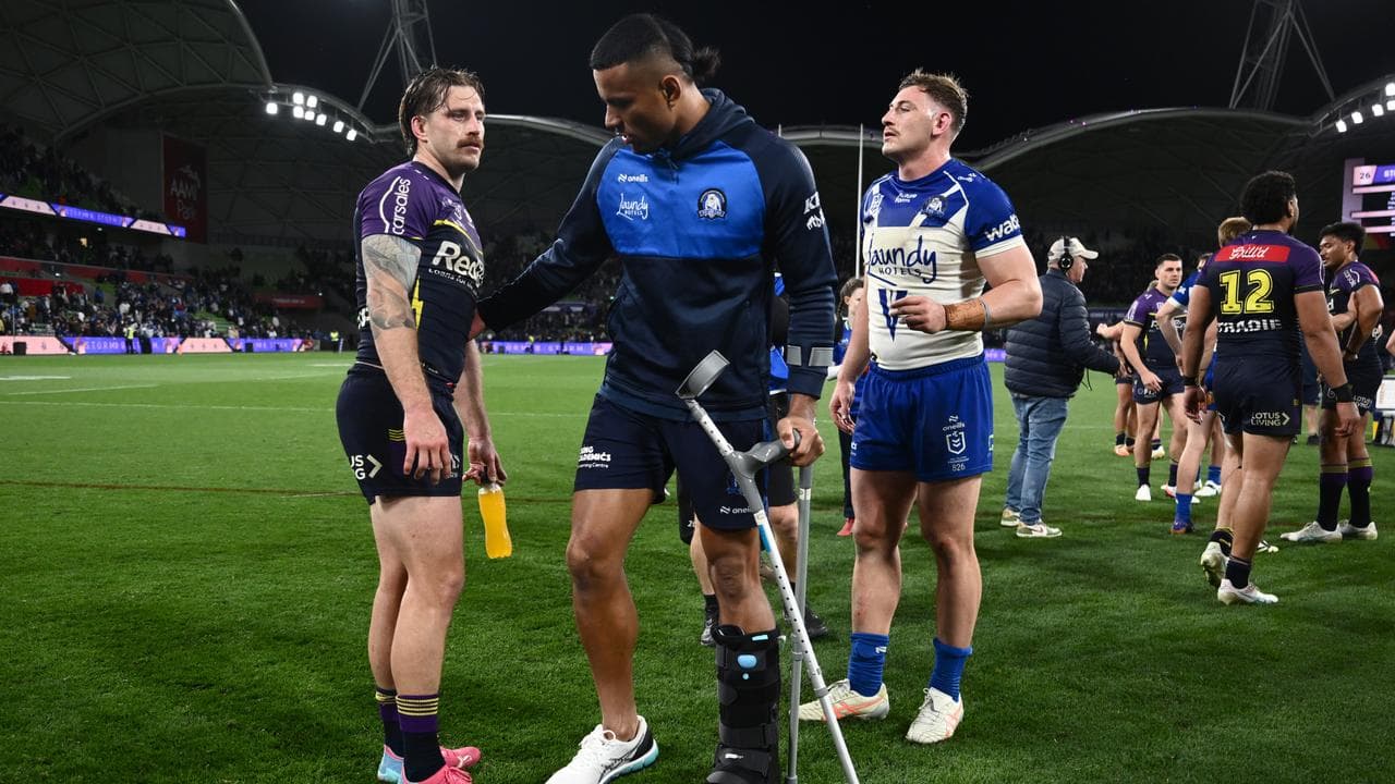 (L-R) Cameron Munster and Stephen Crichton.