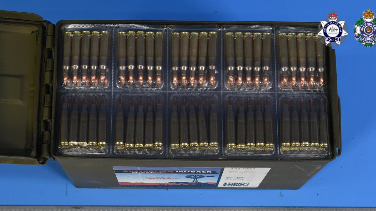 Ammunition allegedly supplied to the rebel group