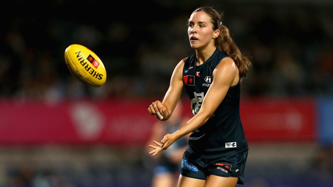 Dayna Finn had a field day for Carlton.