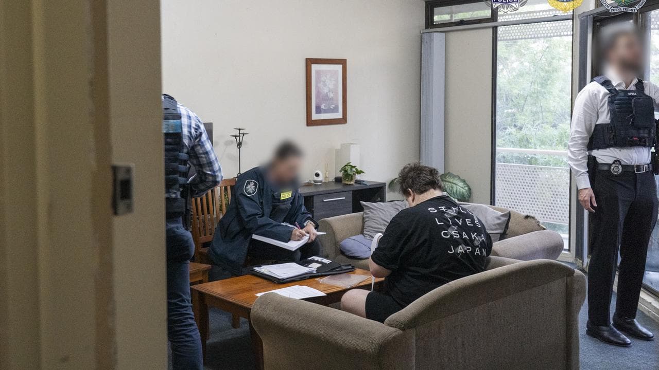 Police make an arrest in the raids