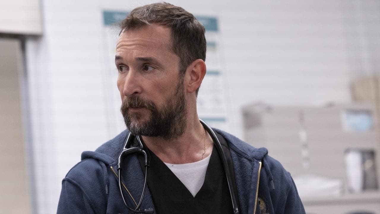 Noah Wyle in a scene from The Pitt.