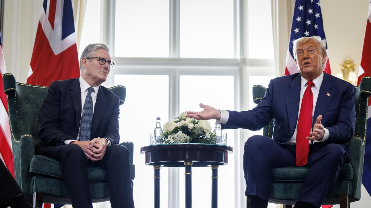 US President Donald J. Trump in Scotland