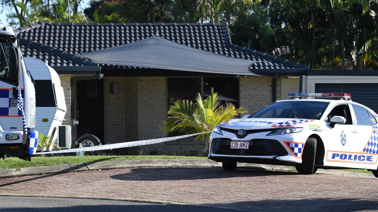 Police at Kelly Wilkinson's home (file)