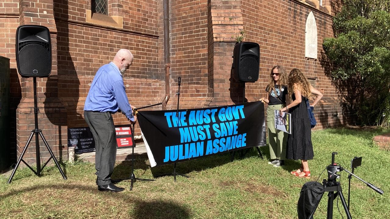 JULIAN ASSANGE PROTEST MARRICKVILLE