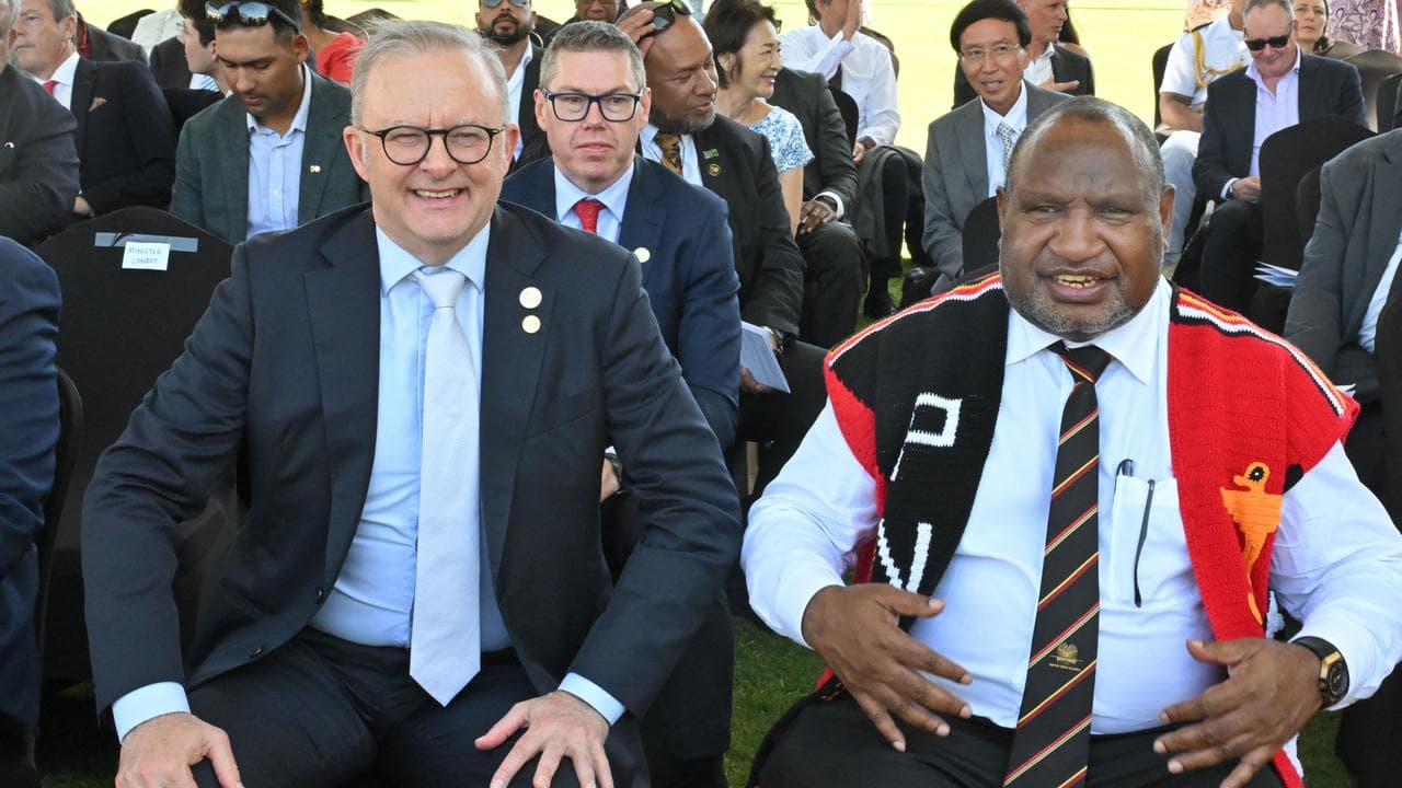 Anthony Albanese and James Marape