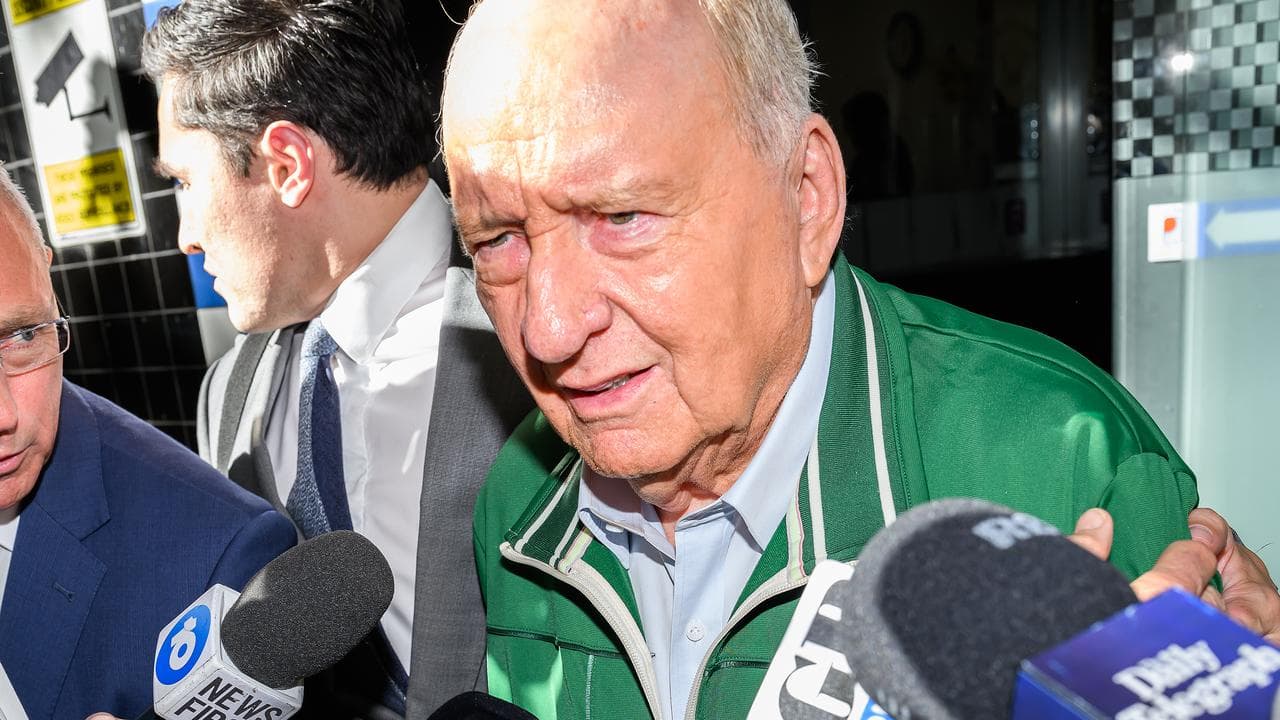 Alan Jones departs the Day St Police Station