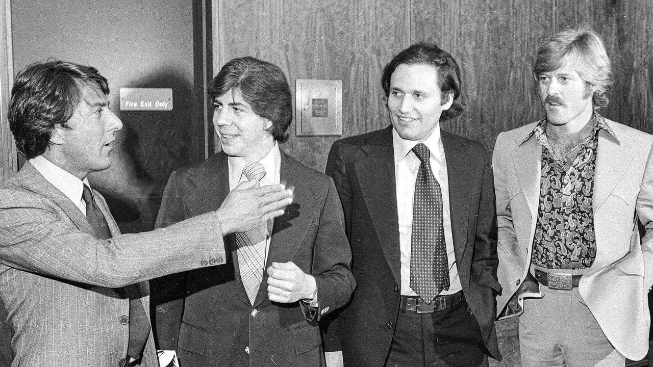 Dustin Hoffman, Carl Bernstein, Bob Woodward and Robert Redford