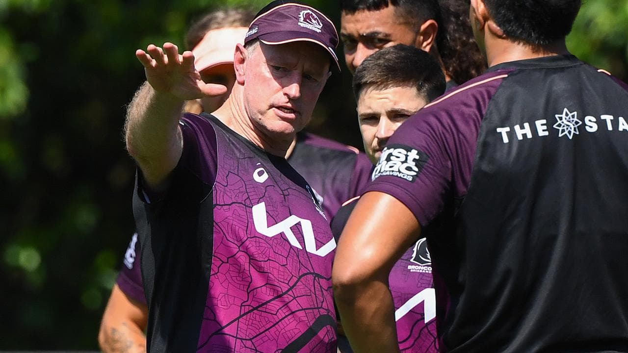 Broncos coach Michael Maguire lays down the law in November.