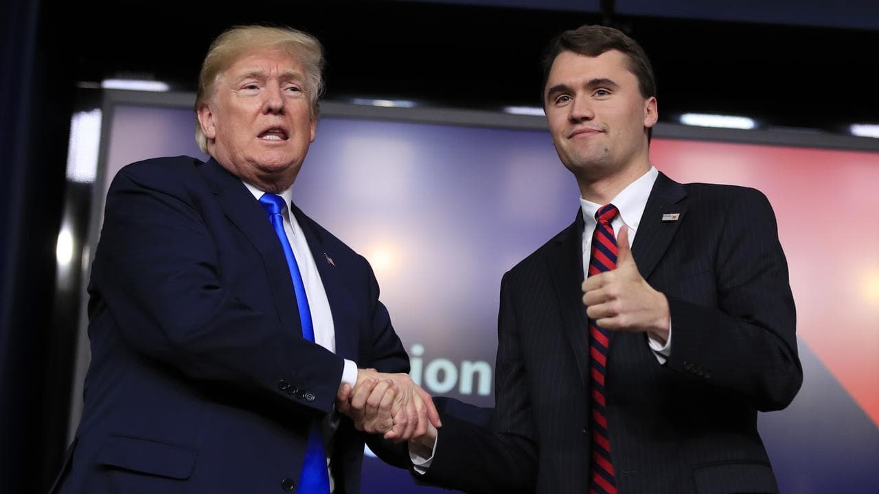 Donald Trump with Charlie Kirk, Generation Next White House forum