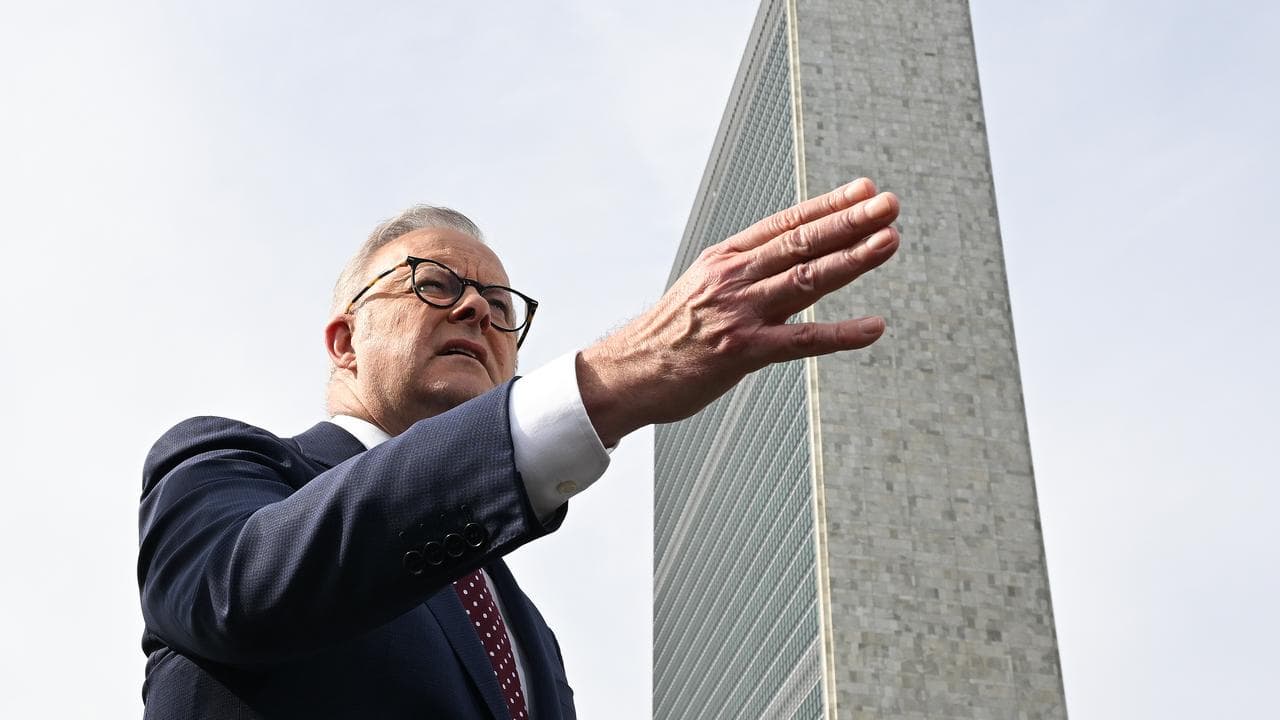 Anthony Albanese at the UN