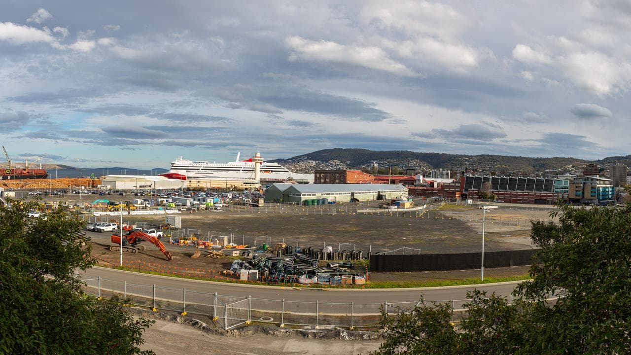 The Macquarie Point Stadium development site (file image)