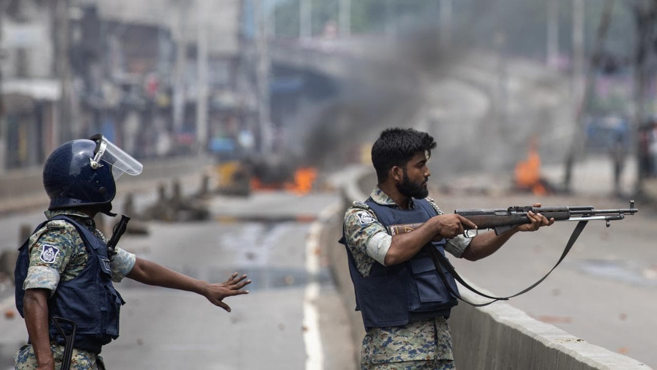 Protests against Sheikh Hasina and her government in Bangladesh