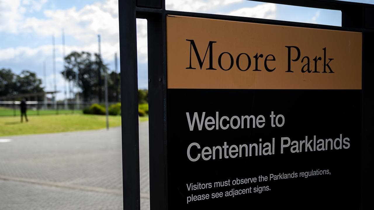 Moore Park signage (file)
