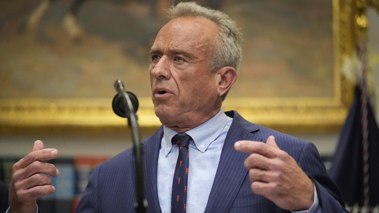 US Health Secretary Robert F. Kennedy Jr