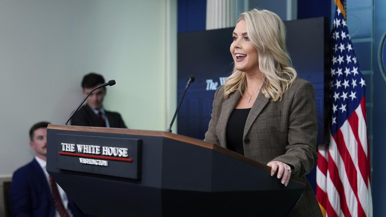 White House press secretary Karoline Leavitt