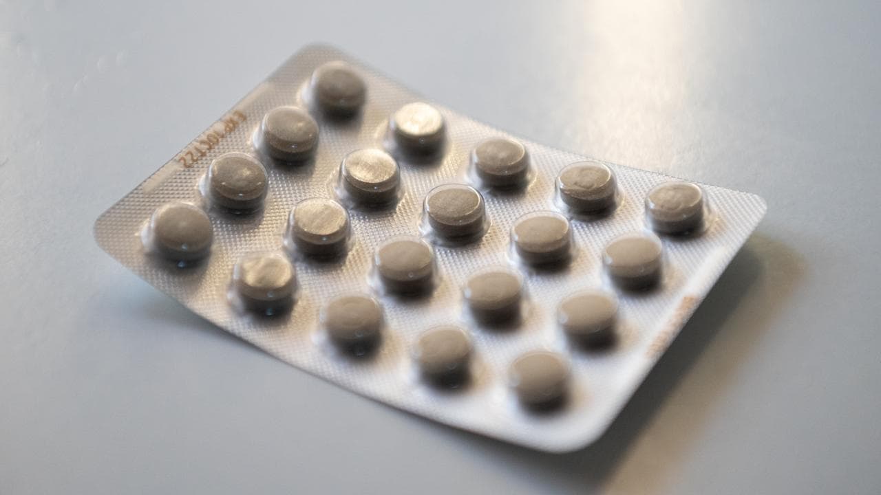 Packet of medicine tablets