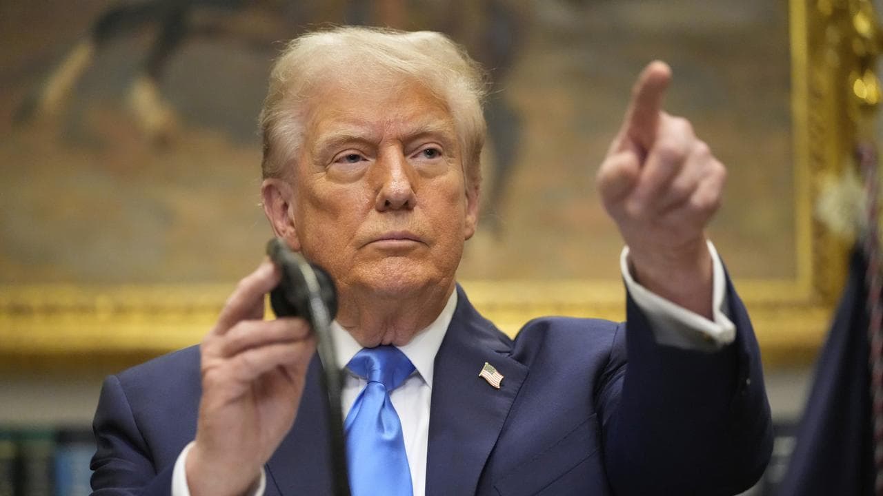 US President Donald Trump