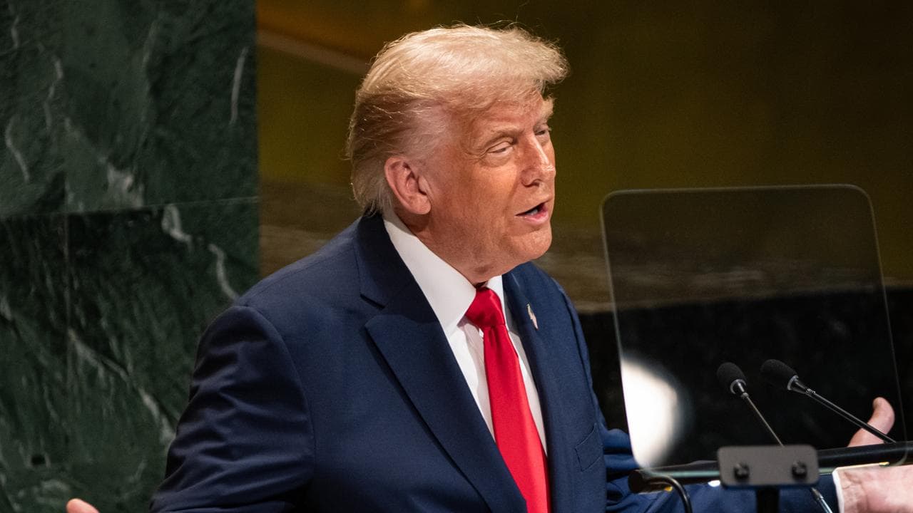 Donald Trump addresses the 80th session of the United Nations