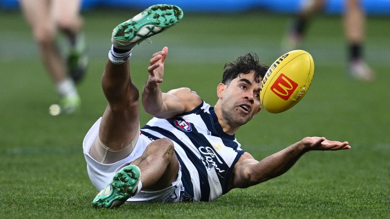 Jack Martin worked on his strength.