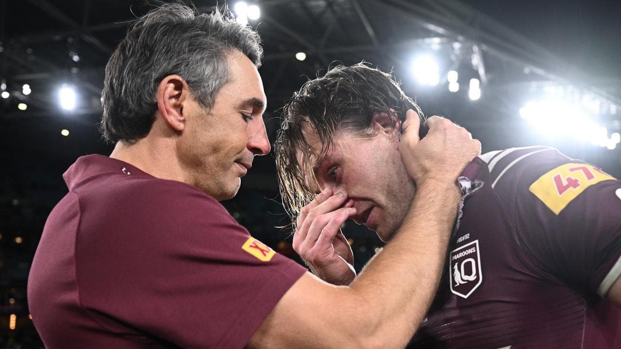 (L-R) Billy Slater and Cameron Munster.