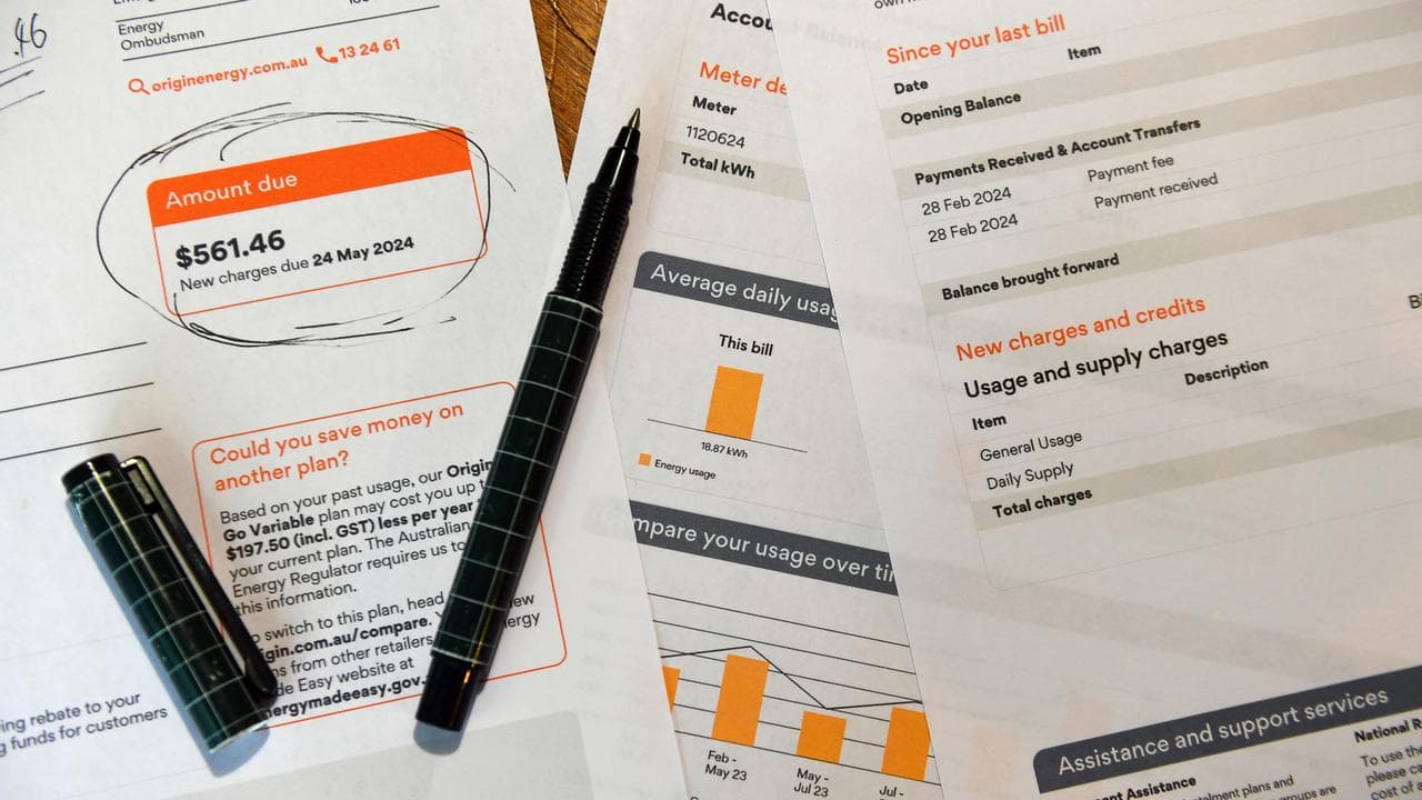 Residential electricity bill in Brisbane