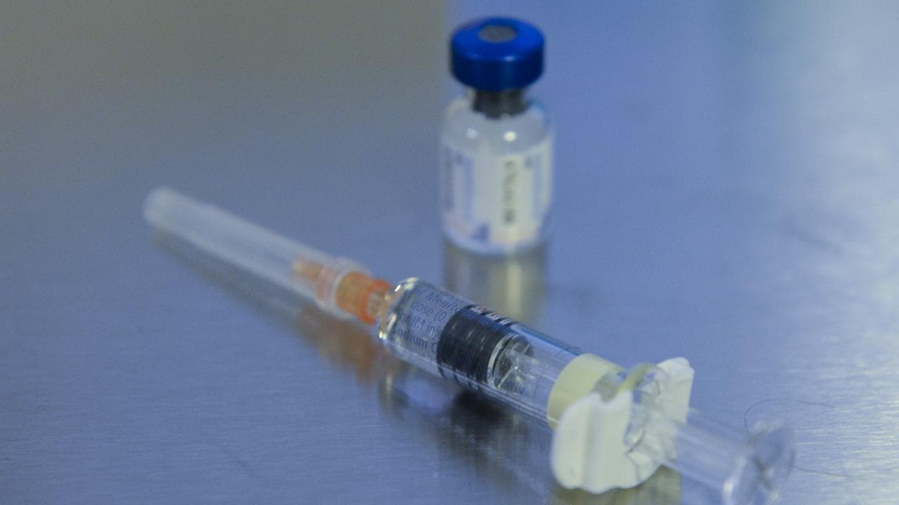 A vaccine is seen at a general practitioner's clinic