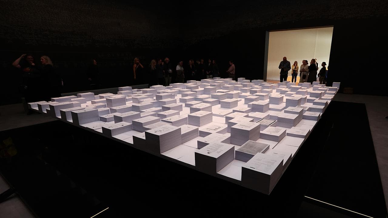 The stacks of coroner's reports