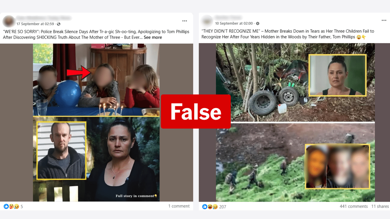 Tom Phillips fake police and mum post