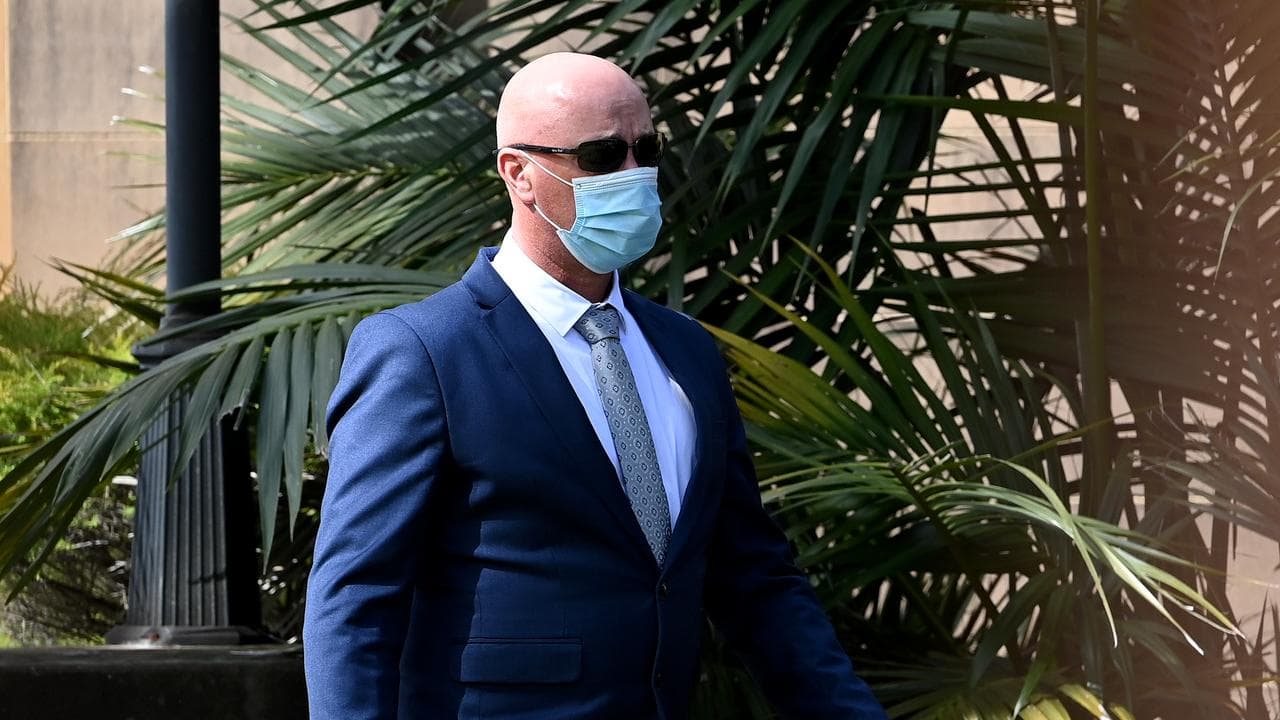 James Scott Church leaves  the New South Wales Supreme Court