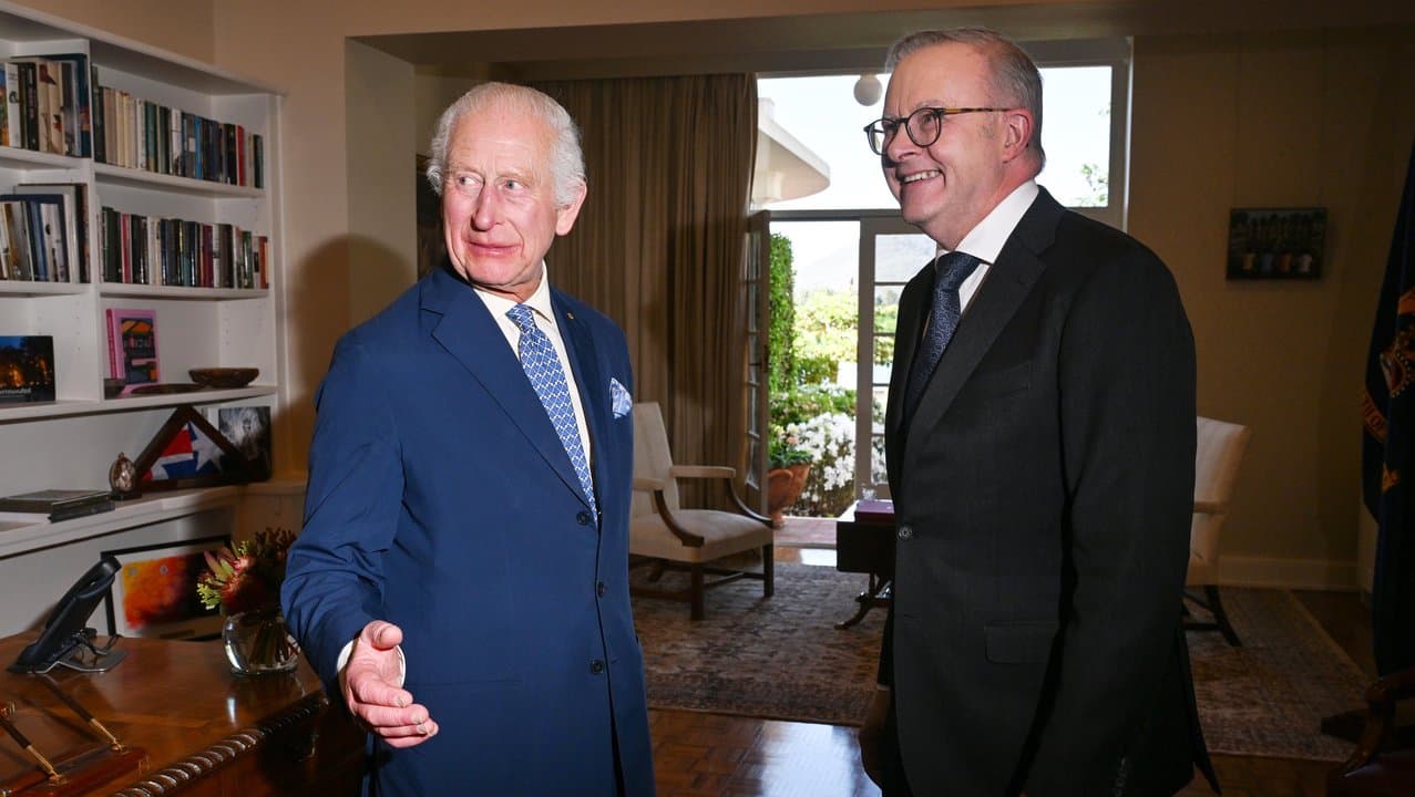 King Charles III meets with Anthony Albanese
