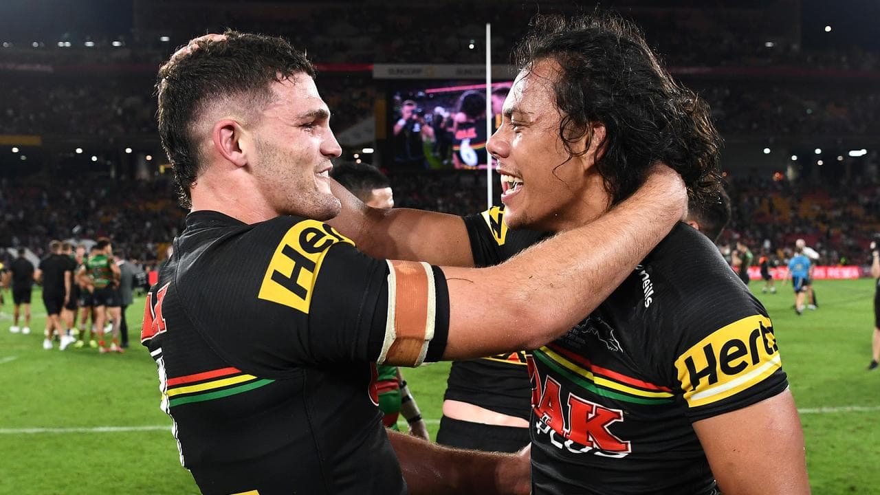 Nathan Cleary and Jarome Luai