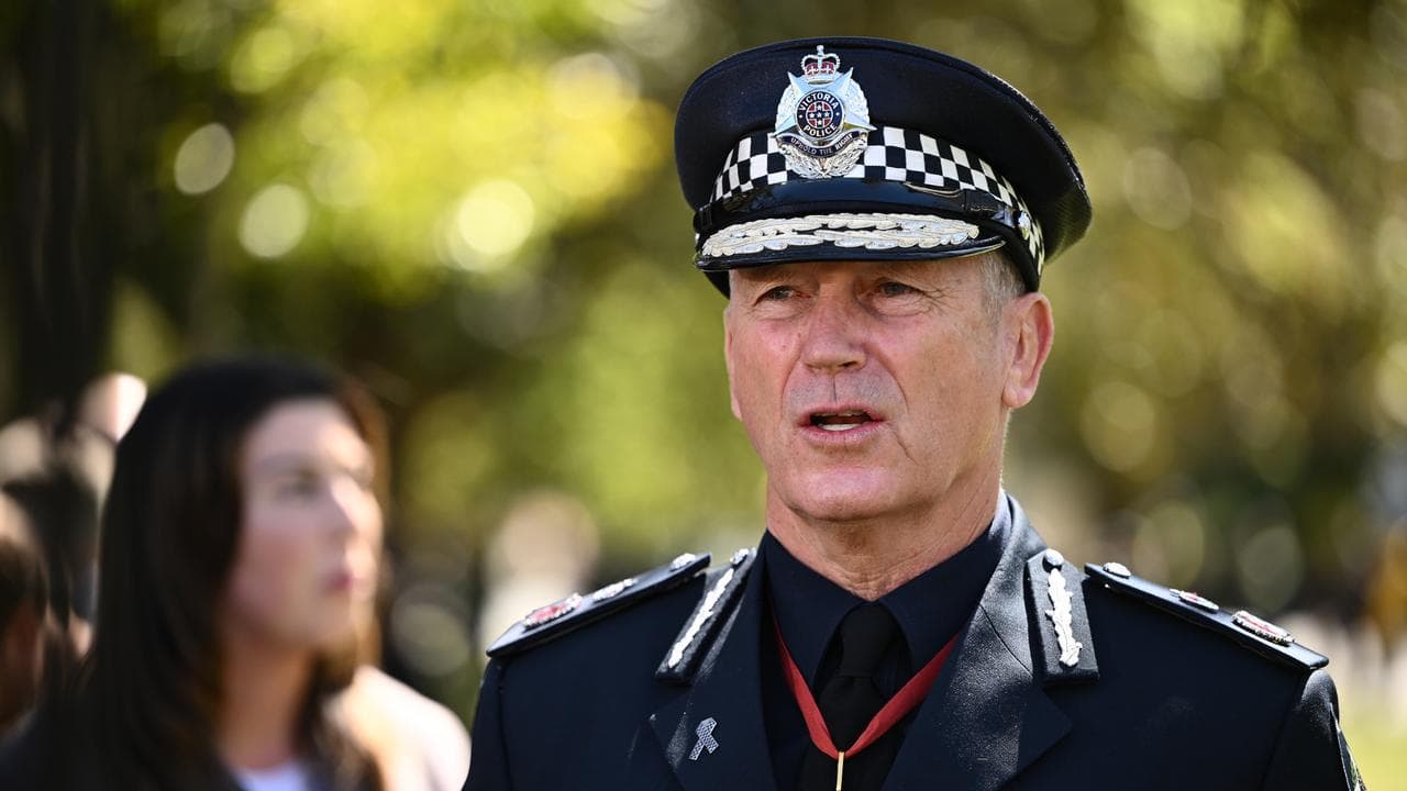 Victoria Police Chief Commissioner Mike Bush