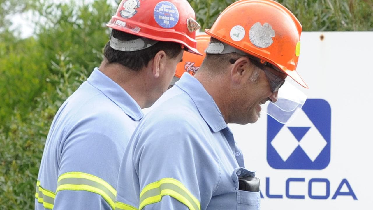Alcoa workers