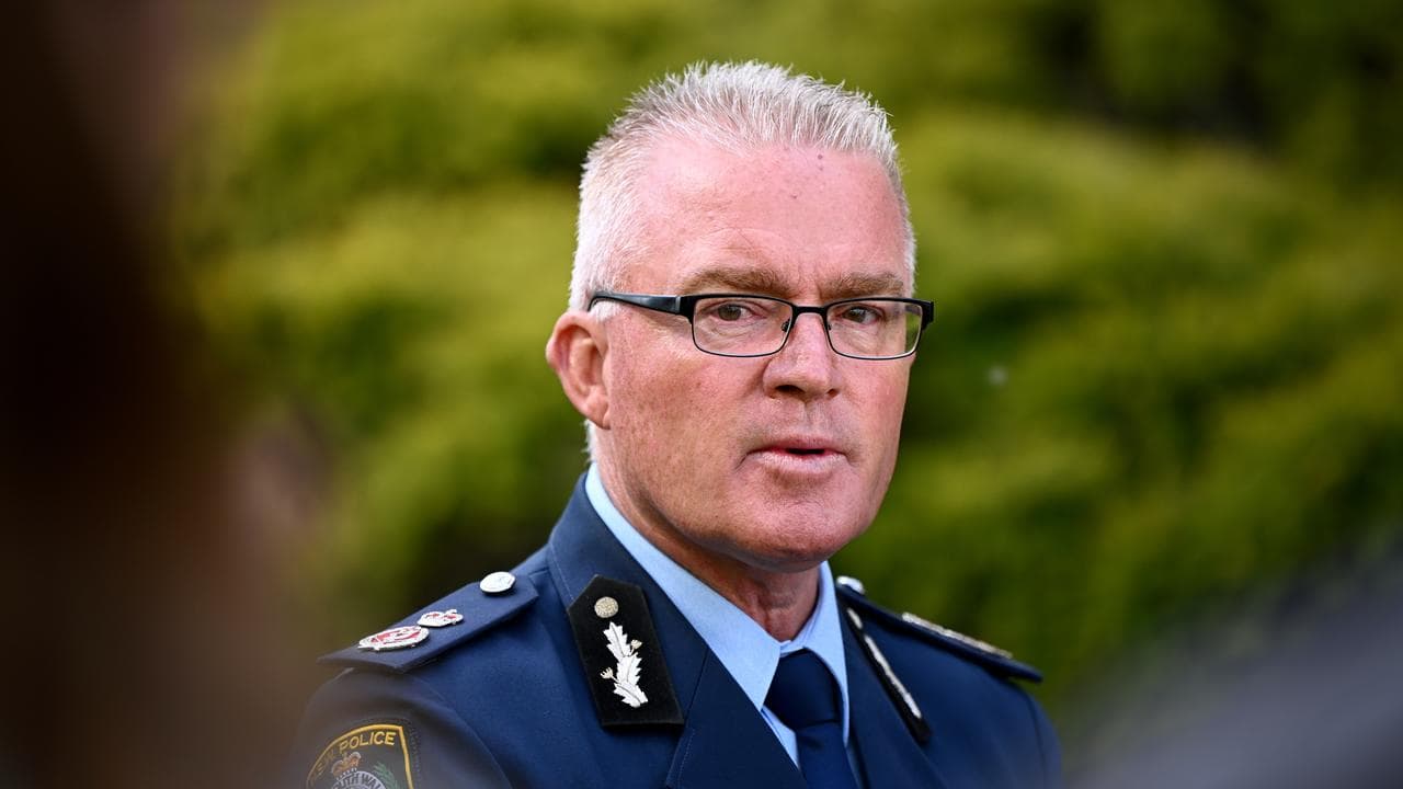 NSW Police Commissioner Mal Lanyon (file image)