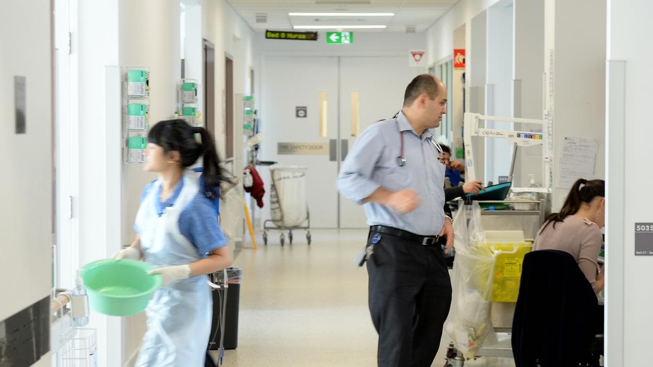 Hospital ward at Liverpool Hospital, Sydney