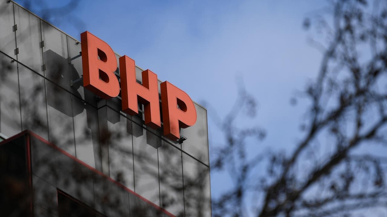 Signage for BHP (file image)