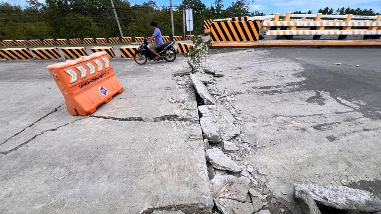 Philippines earthquake damage