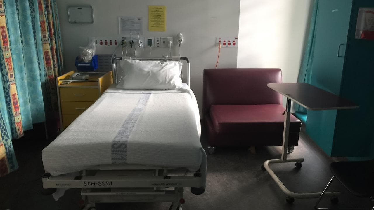 Empty hospital bed in NSW
