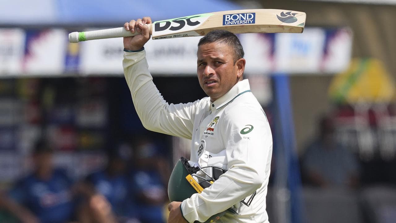 Australia's Usman Khawaja