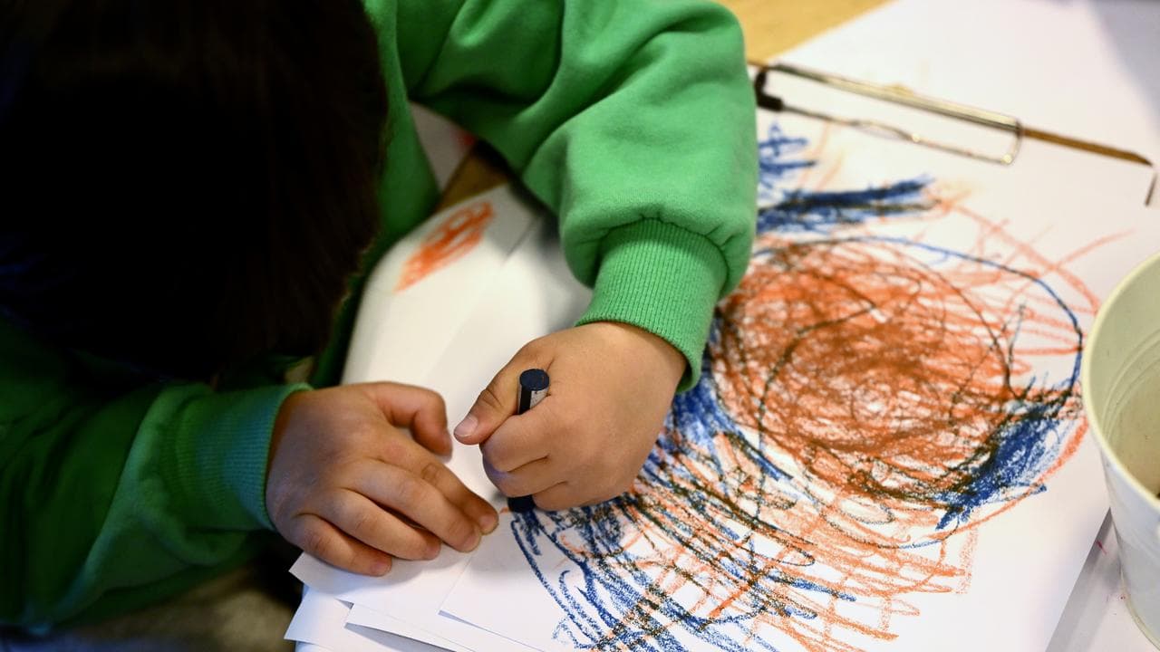 A child drawing