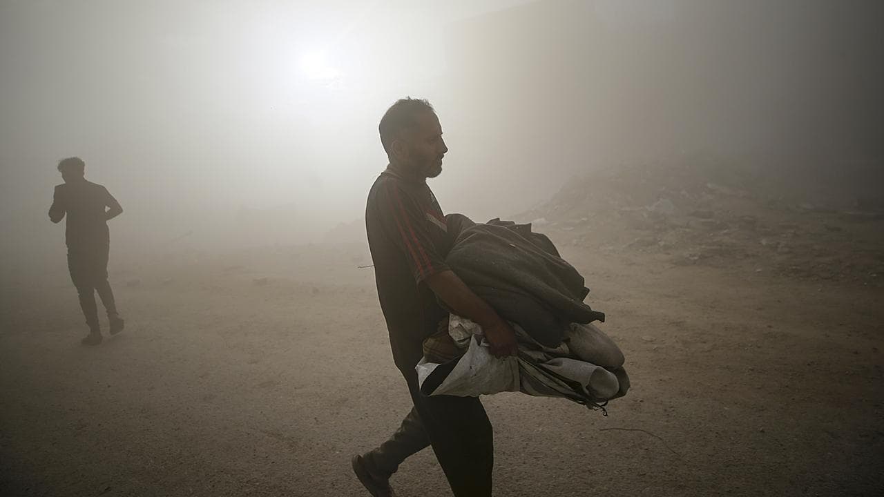 An internally displaced man